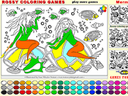 Gioco online Sirene da Colorare Online